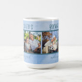 Grandkids Make Life Grand 4 Foto Großeltern Kaffeetasse (Mittel)