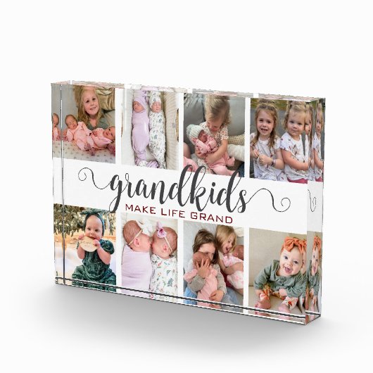 Grandkids Make Life Grand Foto Großeltern Geschenk (Rechts)