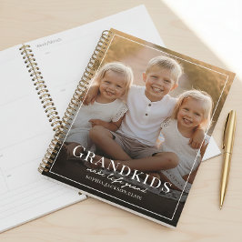 Grandkids Make Life Grand Grandparent Custom Photo Planer