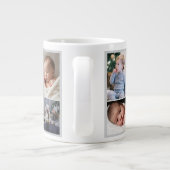 Grandkids Make Life Grand Photo Collage Keepsake Jumbo-Tasse (Rückseite)