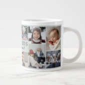 Grandkids Make Life Grand Photo Collage Keepsake Jumbo-Tasse (Rechts)