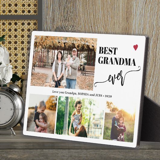 Grandkids photo collage best grandma ever  fotoplatte