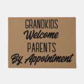 Grandkids Welcome Funny Großeltern Doormat Fußmatte (Vorderseite)