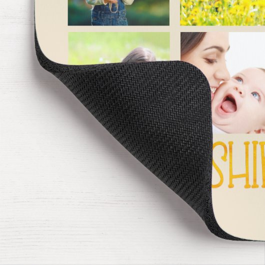 Grandkids-Zitat und individuelle FotoCollage Mousepad (Ecke)