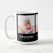 Grandm Established Bold Black 3 Photo Coffee Mug Kaffeetasse (Links)