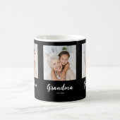 Grandm Established Script Black 3 Photo Coffee Mug Kaffeetasse (Mittel)