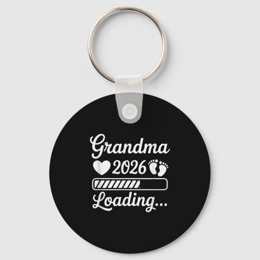 Grandma 2026 Loading Pregnancy Announcement New Gr Schlüsselanhänger (Vorderseite)