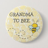 GRANDMA als Baby-Duschknopf Button (Vorderseite)