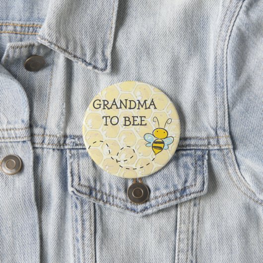 GRANDMA als Baby-Duschknopf Button (Beispiel)