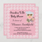 GrandMa als Kinderdusche Einladung (Vorne/Hinten)