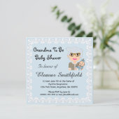 GrandMa als Kinderdusche Einladung (Stehend Vorderseite)