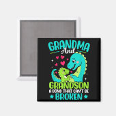 Grandma And Grandson A Bond That Can't Be Broken D Magnet (Vorderseite/Rückseite)