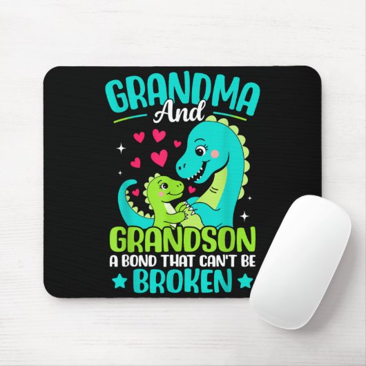 Grandma And Grandson A Bond That Can't Be Broken D Mousepad (Mit Mouse)