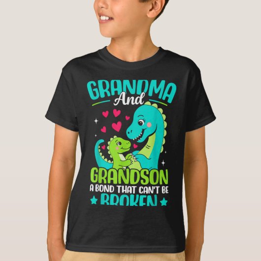 Grandma And Grandson A Bond That Can't Be Broken D T-Shirt (Vorderseite)