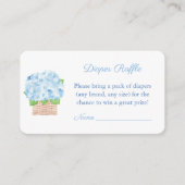 Grandma Babydusche Windelwanne an der Küste Windel Begleitkarte (Vorderseite)