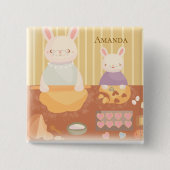 Grandma Baking Cookies Button (Vorderseite)