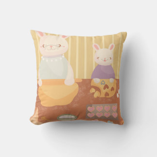 Grandma Baking Cookies Kissen