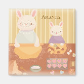 Grandma Baking Cookies Magnet (Vorne)