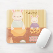 Grandma Baking Cookies Mousepad (Mit Mouse)