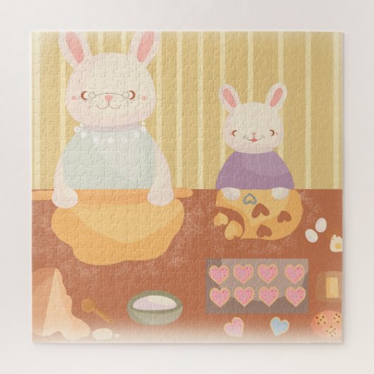 Grandma Baking Cookies Puzzle (Vertikal)