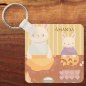 Grandma Baking Cookies Schlüsselanhänger (Vorderseite)