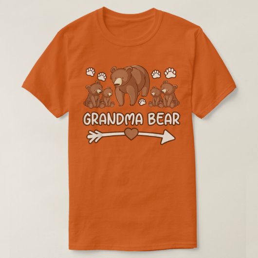 grandma bear 4 cubs shirts, grandma bear shirt wom (Design vorne)