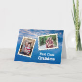 Grandma Best Oma Custom Foto Karte (Vorderseite)