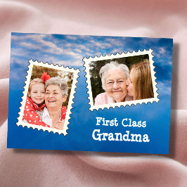 Grandma Best Oma Custom Foto Karte