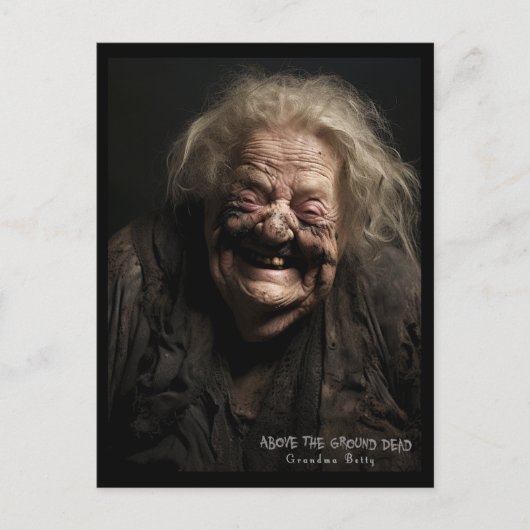 Grandma Betty Postkarte (Vorderseite)