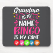 Grandma Bingo Player Funny Bingo Quote Design  Mousepad (Vorne)