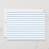 Grandma Blue Hydrangeas an der Küste als Hinweis Dankeskarte (Rückseite)