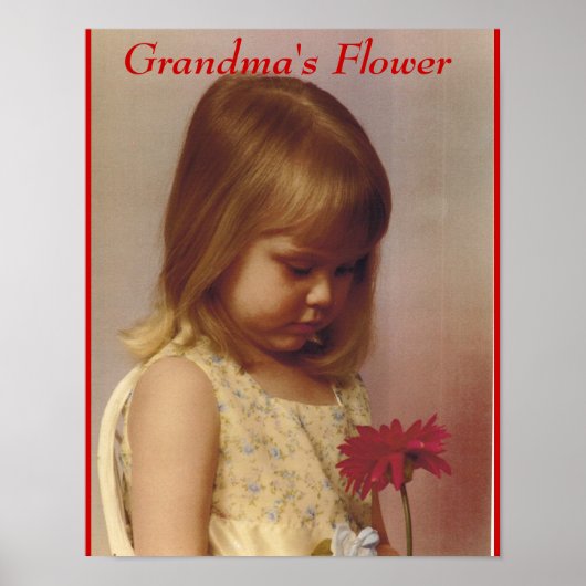 GRANDMA-BLUME POSTER (Vorne)