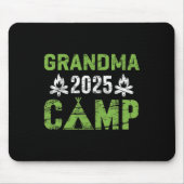 Grandma Camp 2025 Family Vacation Summer Camping C Mousepad (Vorne)