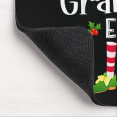 Grandma Christmas Elf Matching Pajama X-mas Party Mousepad (Ecke)