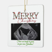 Grandma Christmas Ornament With a Baby Sonogram (Links)