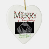 Grandma Christmas Ornament With a Baby Sonogram (Rechts)