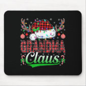 Grandma Claus Christmas Lights Matching Family Xma Mousepad (Vorne)
