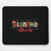 Grandma Claus Santa Claus Family Matching Christma Mousepad (Vorne)