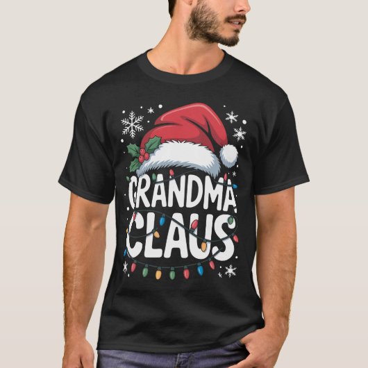 Grandma Claus t shirt christmas (Vorderseite)