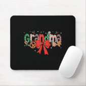 Grandma Coquette Bow Christmas Merry Xmas Family M Mousepad (Mit Mouse)