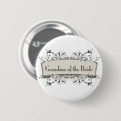 *Grandma der Braut Button (Vorne & Hinten)