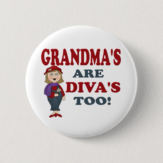 GRANDMA DIVA BUTTON (Vorderseite)