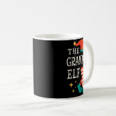 Grandma Elf Family Matching Group Christmas Grandm Kaffeetasse (VorderseiteRechts)