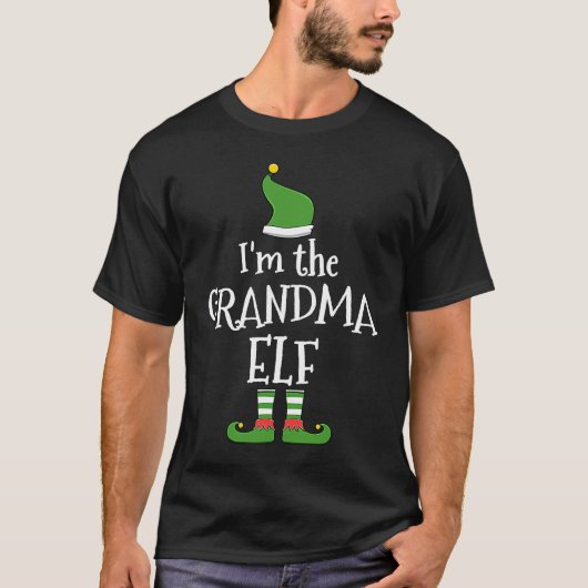 Grandma Elf  for Matching Family Group T-Shirt (Vorderseite)