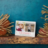 GRANDMA Entenkinder 2 Foto rosa iGRAY HERZEN Fotoplatte (Seite)