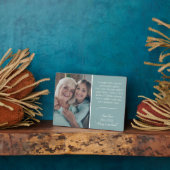 Grandma Erinnerung Custom Plaque mit Easel Fotoplatte (Seite)