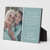Grandma Erinnerung Custom Plaque mit Easel Fotoplatte (Seite)