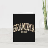 Grandma Est 2026 Grandma To Be New Grandma 2026 Karte (Vorderseite)