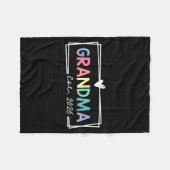 Grandma Est 2026 Promoted To Grandma 2026 For Gran Fleecedecke (Vorderseite (Horizontal))