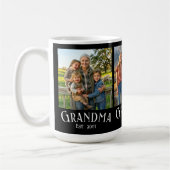 Grandma Est. Established Year Custom Name 3 Photo  Kaffeetasse (Links)